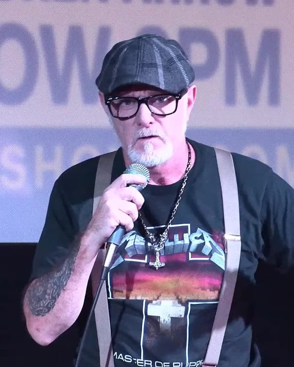 Uncle Danny telling a story on stage
